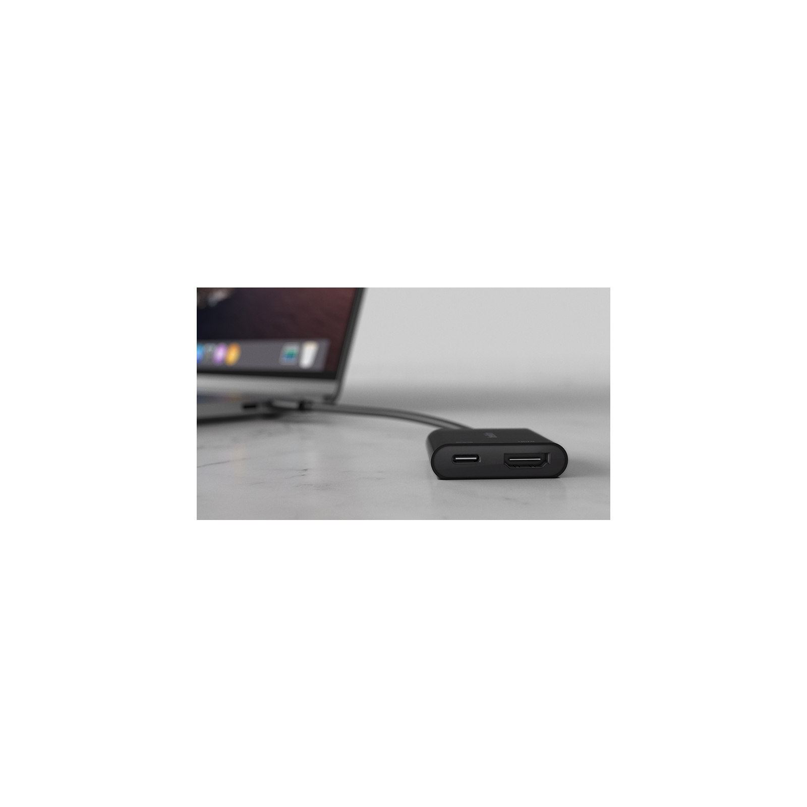 Переходник USB-C - HDMI 60W PD, black Belkin (AVC002BTBK) изображение 2