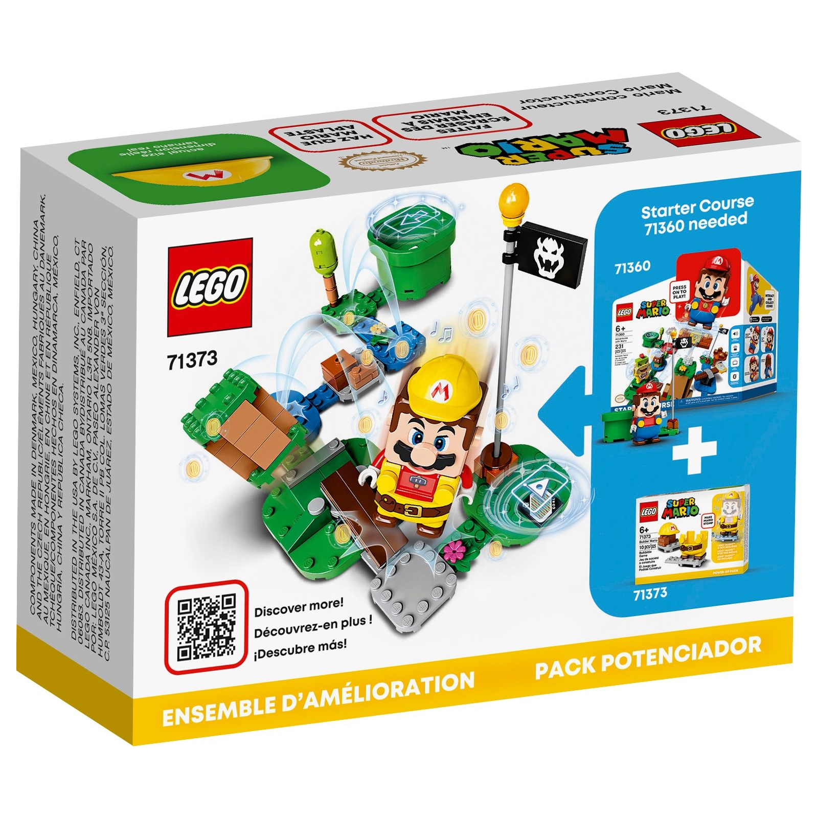 Конструктор LEGO Маріо-будівельник набір підсилень 10 дет (71373) зображення 8