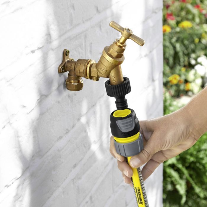 Коннектор для шланга Karcher универсальный премиум 1/2-5/8-3/4 (2.645-195.0) изображение 2