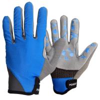 Photos - Cycling Gloves PowerPlay Велорукавиці  6566 Blue L  6566LBlue/Grey (6566LBlue/Grey)