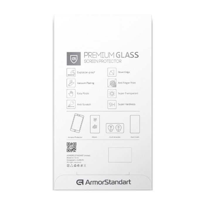 Скло захисне Armorstandart Icon Motorola G8 Plus Black (ARM57654) зображення 2