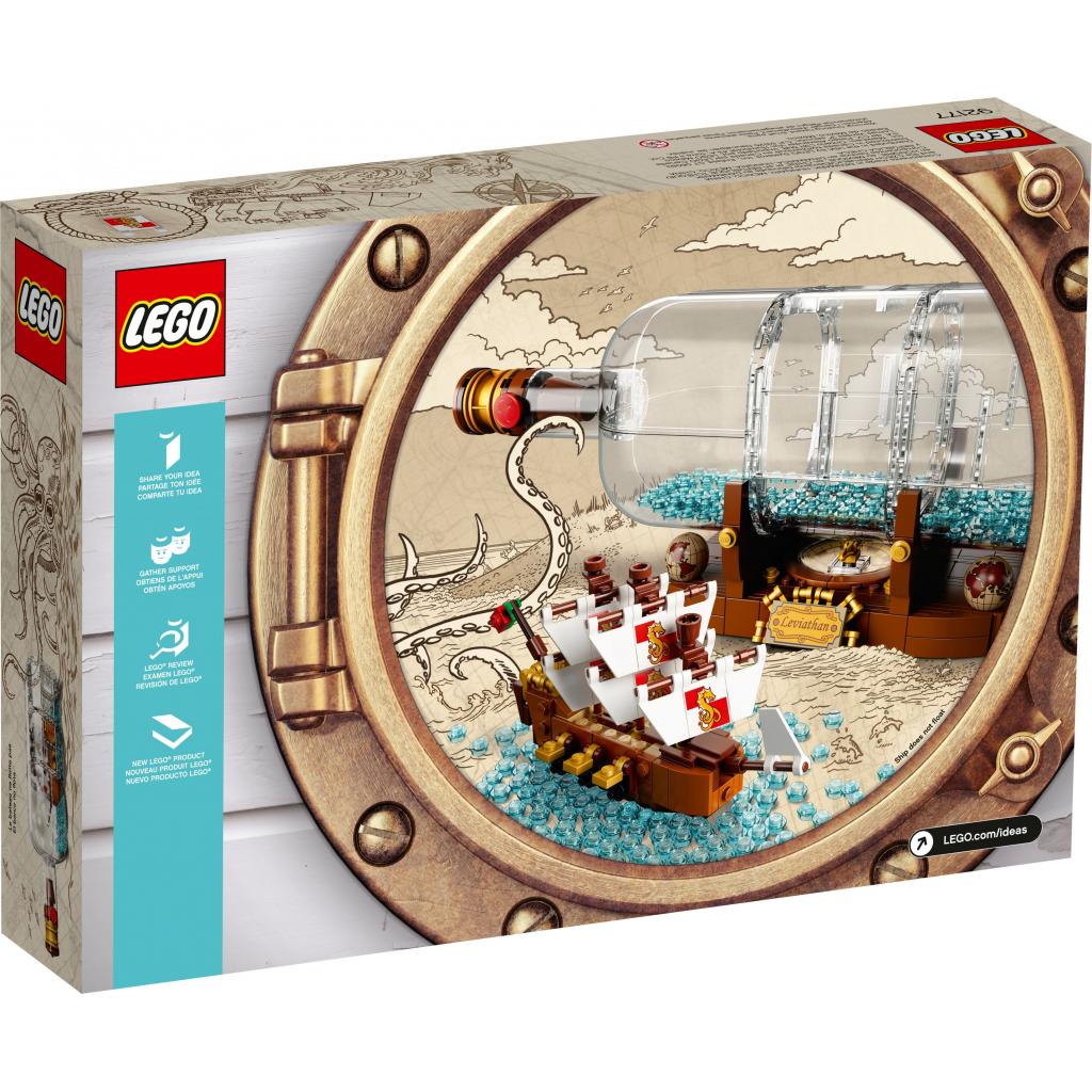 Конструктор LEGO Ideas Корабель у пляшці 962 деталей (92177) зображення 7