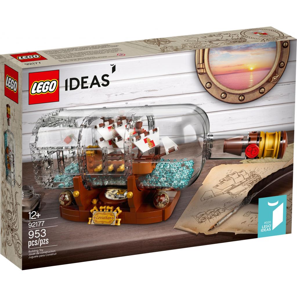 Конструктор LEGO Ideas Корабель у пляшці 962 деталей (92177)