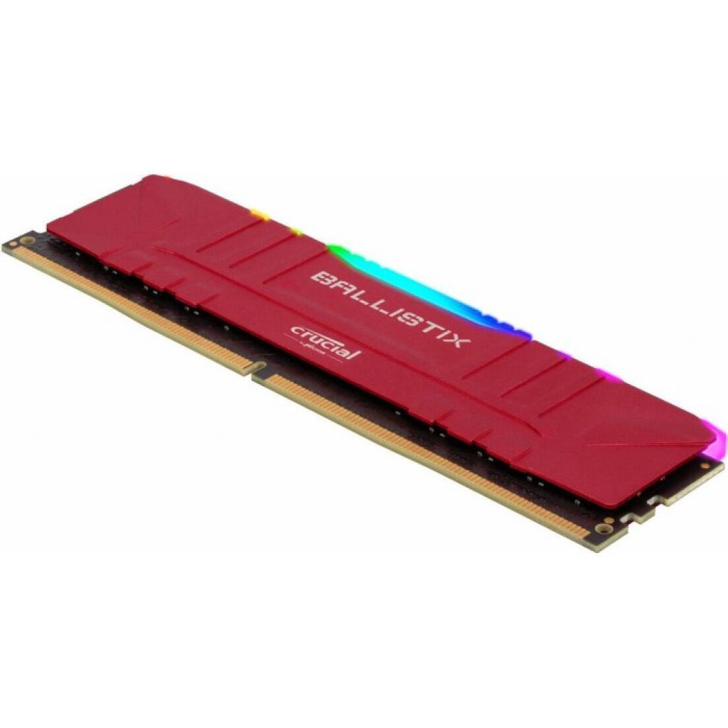 Модуль пам'яті для комп'ютера DDR4 32GB 3200 MHz Ballistix Red RGB Micron (BL32G32C16U4RL) зображення 3
