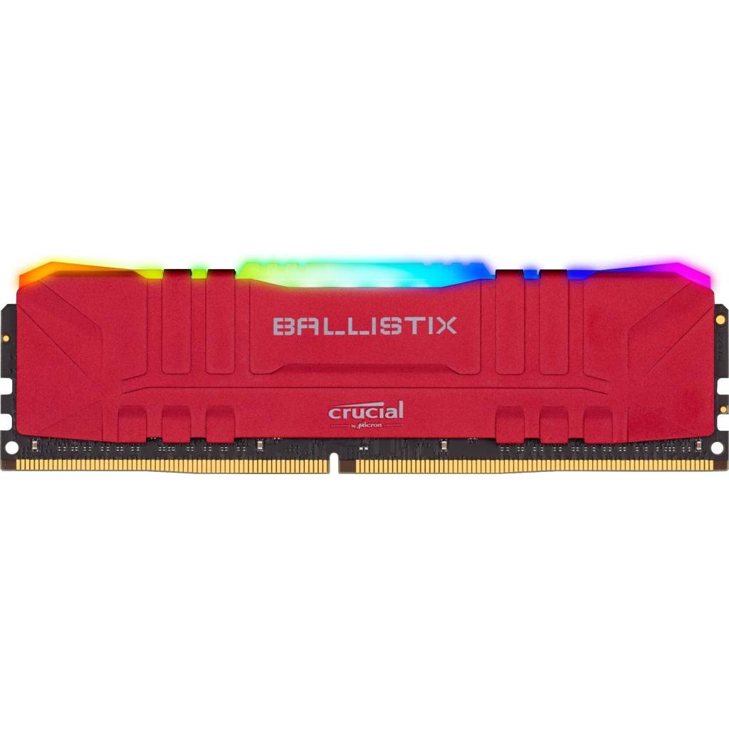 Модуль памяти для компьютера DDR4 32GB 3200 MHz Ballistix Red RGB Micron (BL32G32C16U4RL)
