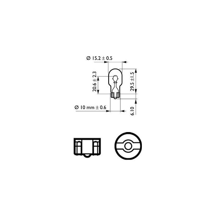 Автолампа Philips 16W (12067 B2) изображение 3