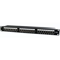 Фото - Опція для сервера Cablexpert Патч-панель 19" 24xRJ-45 FTP cat.5е, 1U, тип 110   (NPP-C524-002)