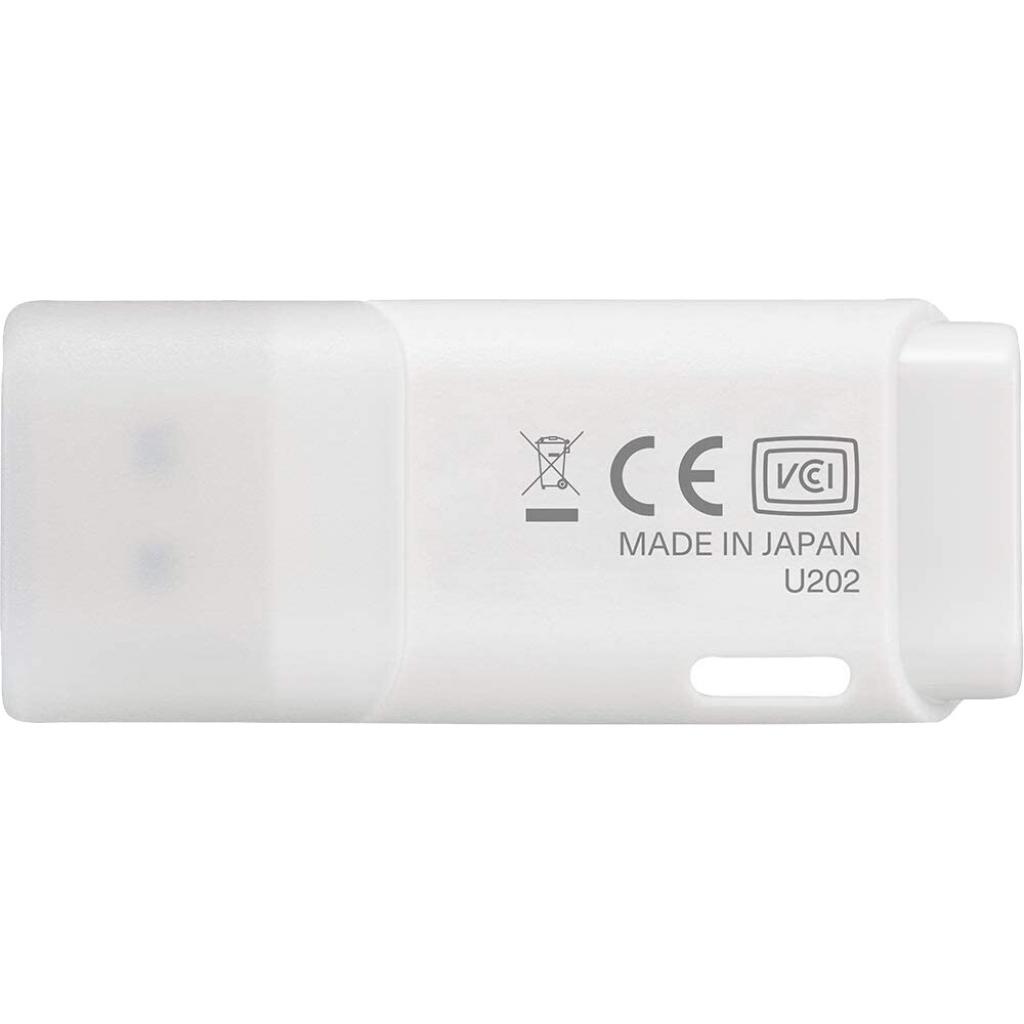 USB флеш накопичувач Kioxia 128GB U202 White USB2.0 (LU202W128GG4) зображення 2