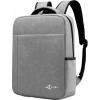 Рюкзак для ноутбука AirOn 15.6" Weekend 15L Grey (4822356710655) изображение 2