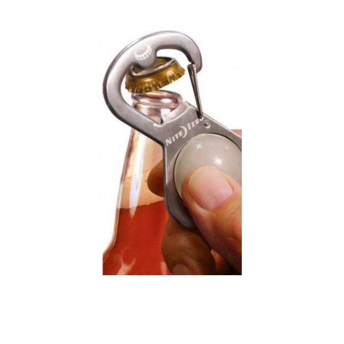 Карабин туристический Nite ize Carb SS Opener NI812 Steel (4823082710959) изображение 2