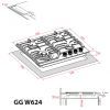 Варочна поверхня Weilor GG W 624 BL зображення 12