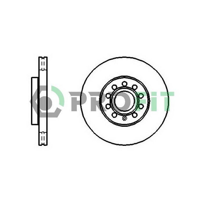 Тормозной диск Profit 5010-1218