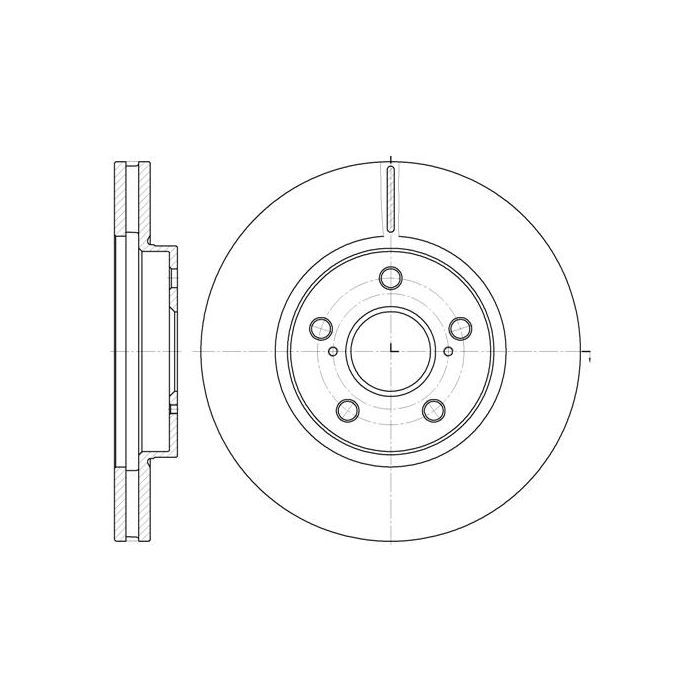 Тормозной диск REMSA 6862.10
