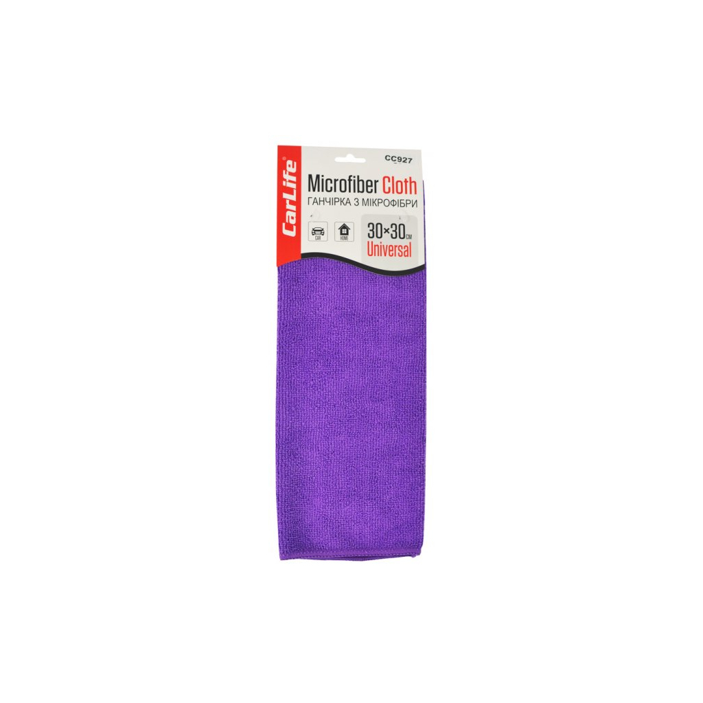 Автомобильная салфетка CarLife 30*30 см фіолетова (CC927) изображение 3