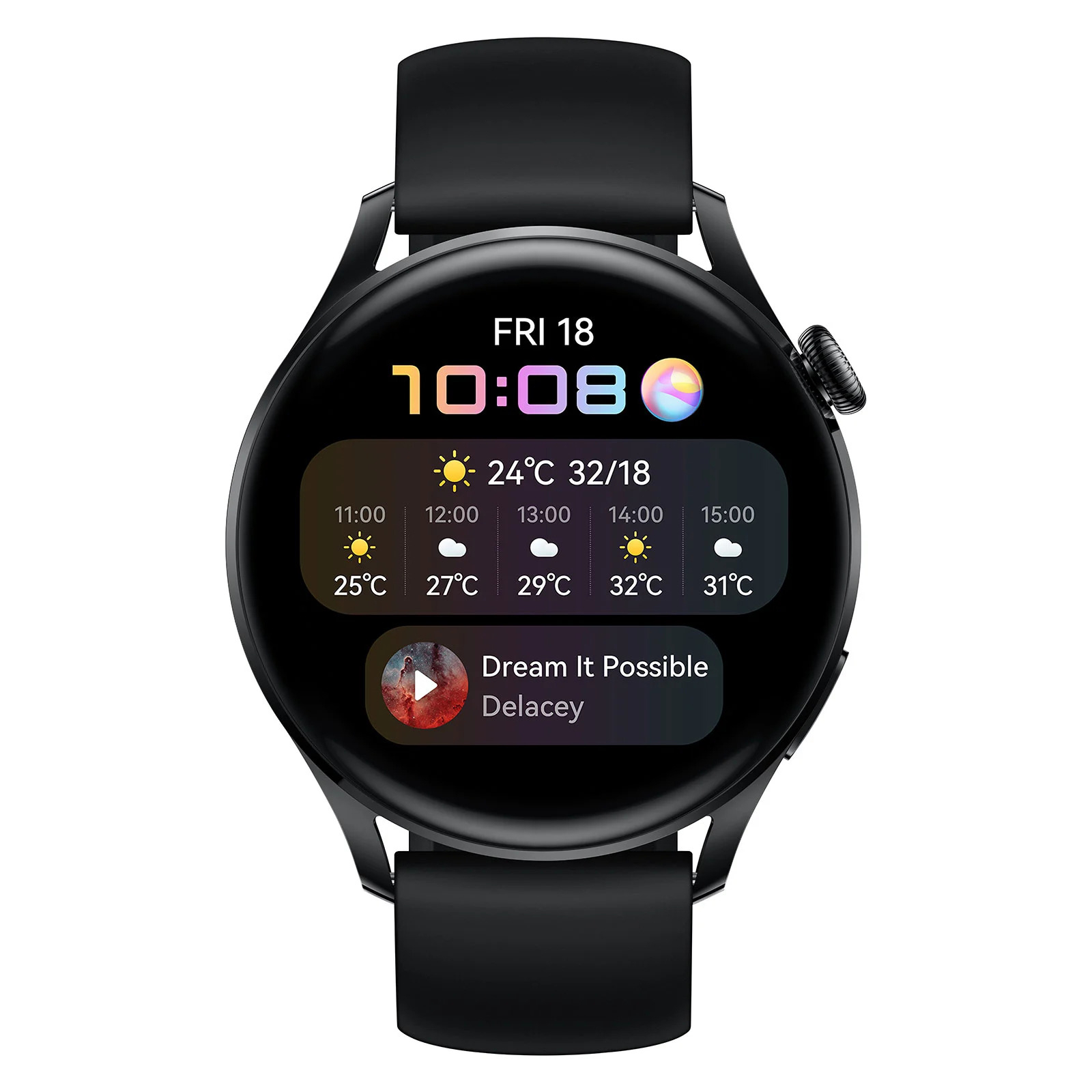 Смарт-годинник Huawei Watch 3 Black (55026820) зображення 2