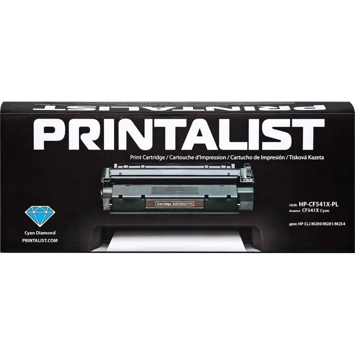 Картридж Printalist HP CLJ M280/M281/M254/ CF540X Black (HP-CF540X-PL)