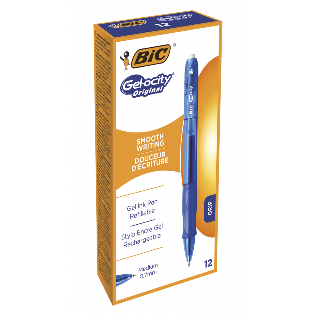 Ручка гелевая Bic Gel-Ocity Original, синяя (bc829158) изображение 2