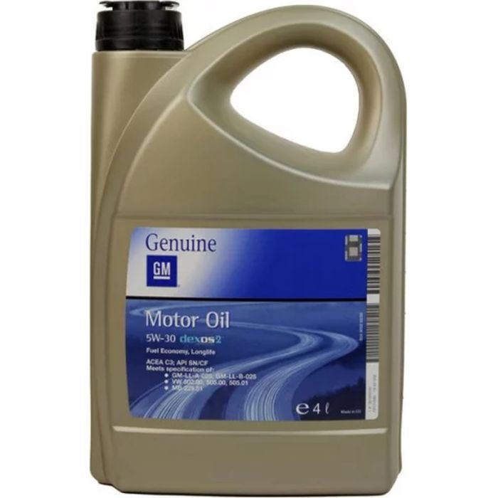 Моторное масло General Motors dexos2 5W-30, 4л (7158)