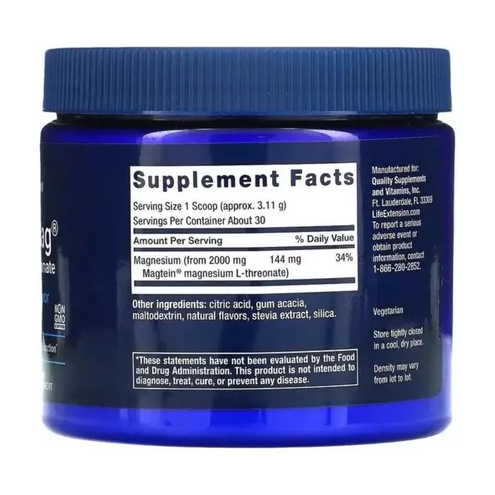 Минералы Life Extension Магний L-Треонат, вкус тропического пунша, Neuro-Mag, 93,35 (LEX-2032) изображение 2