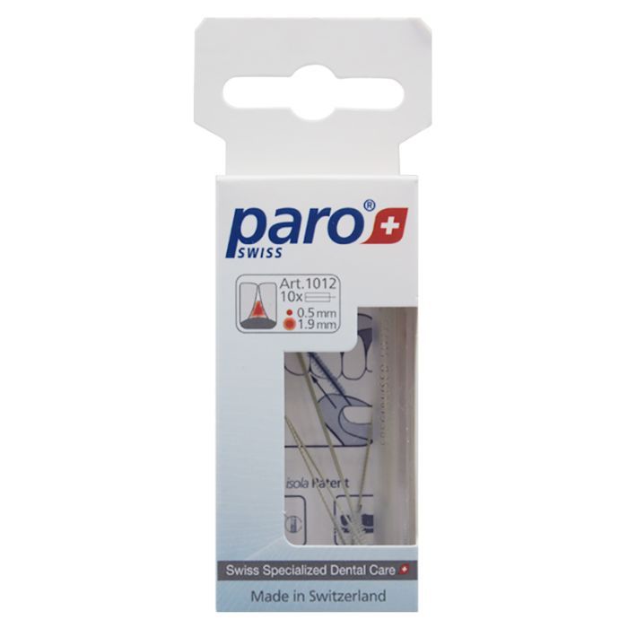 Щетки для межзубных промежутков Paro Swiss Isola long xxx-тонкие 1.9 мм 10 шт. (7610458010129) изображение 2