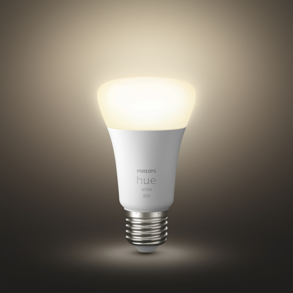 Умная лампочка Philips Стартовий комплект Hue White, E27 3шт (929001821620) изображение 2