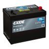 Аккумулятор автомобильный EXIDE PREMIUM 75A (EA754)