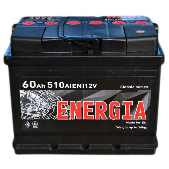 Аккумулятор автомобильный ENERGIA 60Аh (000022386)