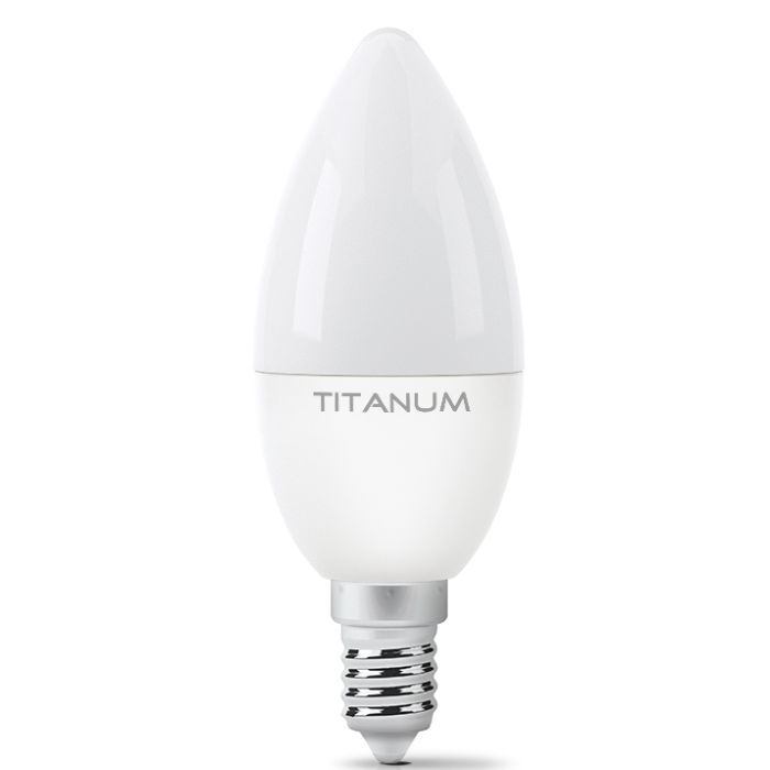 Лампочка TITANUM C37 6W E14 3000K (TLС3706143)