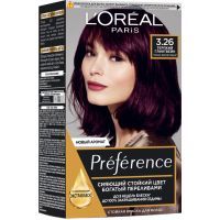 Краска для волос L'Oreal Paris Preference 3.26 - Темно-фиолетовый (3600523421930)