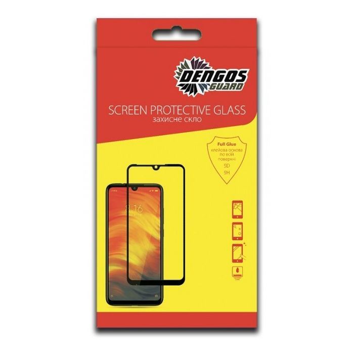 Скло захисне Dengos Full Glue для Xiaomi 11T (black) (TGFG-191) зображення 2