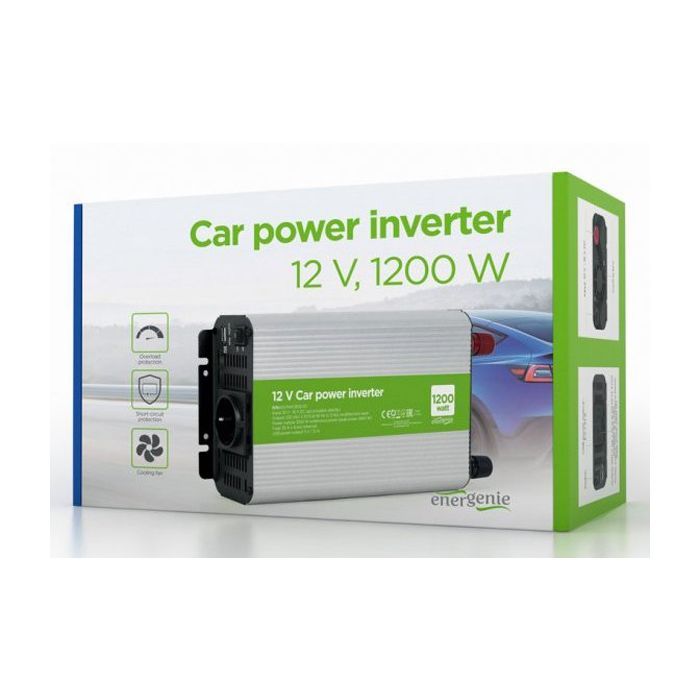 Автомобільний інвертор EnerGenie 12V/220V 1200 Вт (EG-PWC1200-01) зображення 4