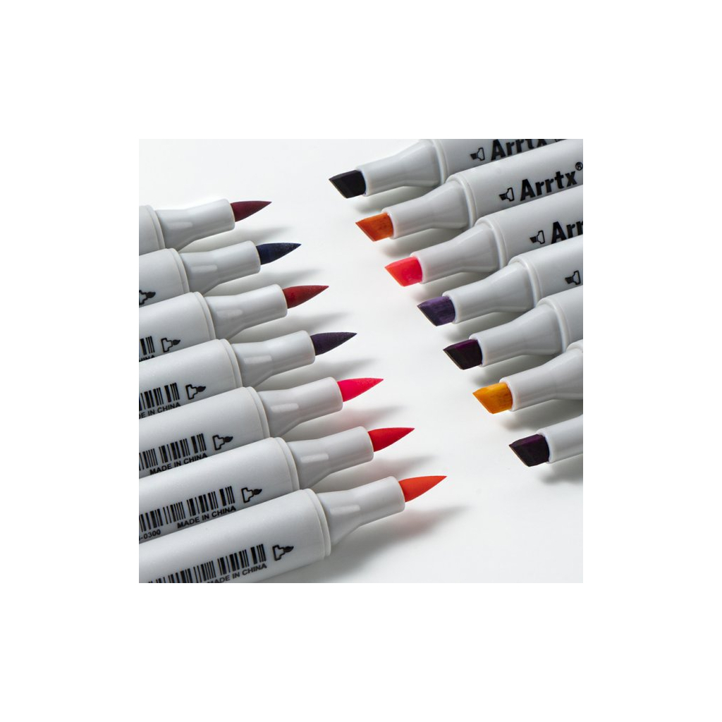 Художній маркер Arrtx Спиртові Oros ASM-03PL 24 кольори, фіолетові відтінки (LC302505) зображення 5