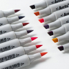 Художественный маркер Arrtx Спиртовые Oros ASM-03PL 24 цвета, фиолетовые оттенки (LC302505) изображение 5