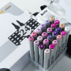 Художественный маркер Arrtx Спиртовые Oros ASM-03PL 24 цвета, фиолетовые оттенки (LC302505) изображение 7