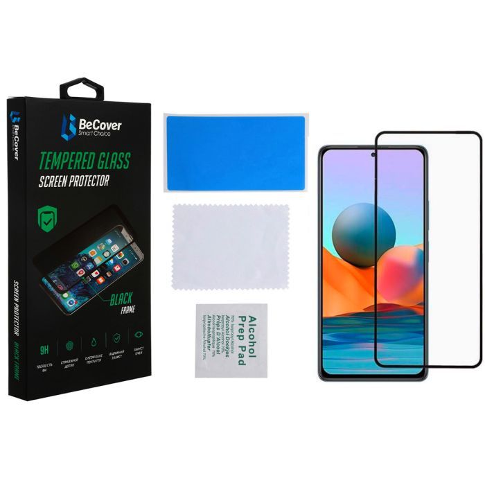 Стекло защитное BeCover Xiaomi Poco M4 Pro 5G Black (707041) изображение 2