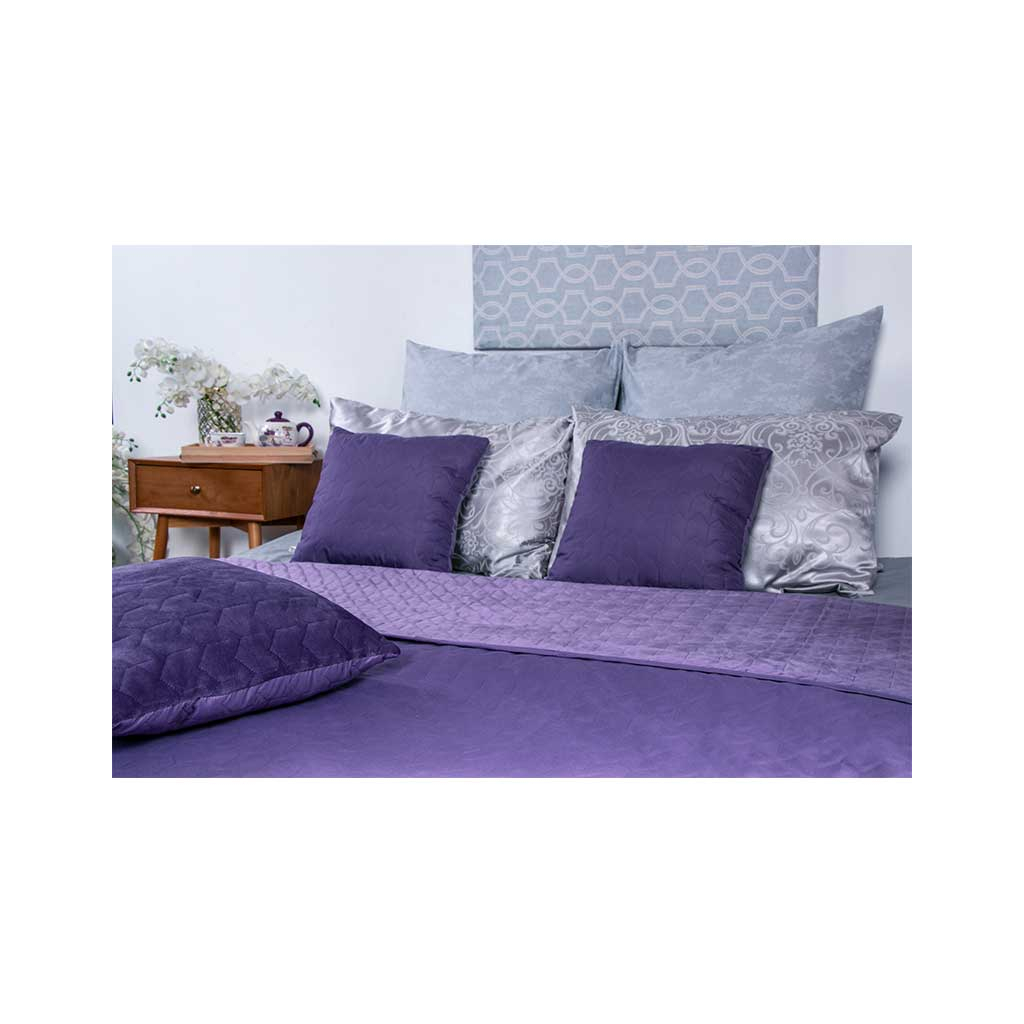 Покрывало Руно двухстороннее VeLour Фиолетовое 180 х 220 см (340.55_Violet) изображение 6