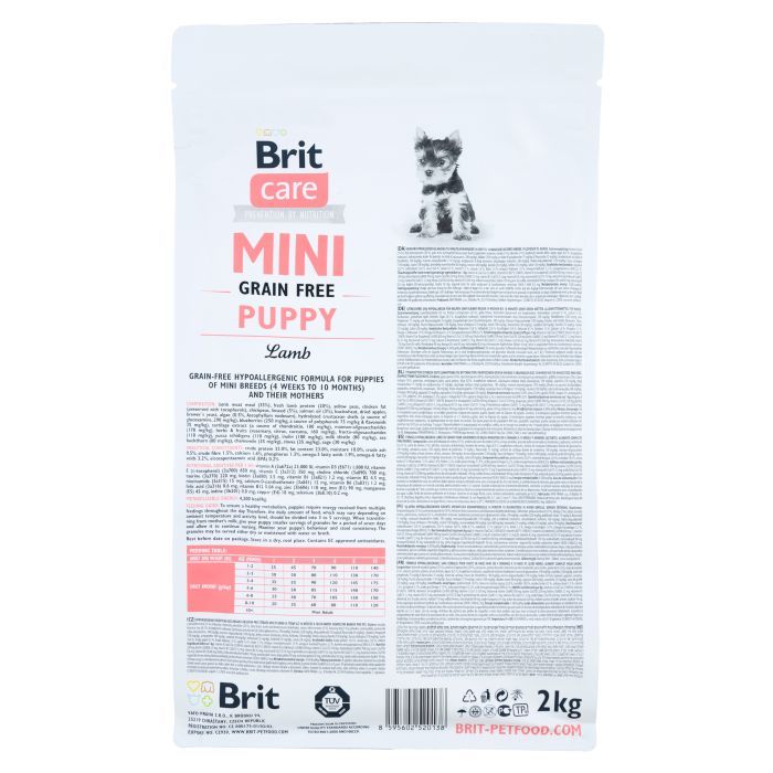 Сухой корм для собак Brit Care GF Mini Puppy Lamb 7 кг (8595602520152) изображение 2