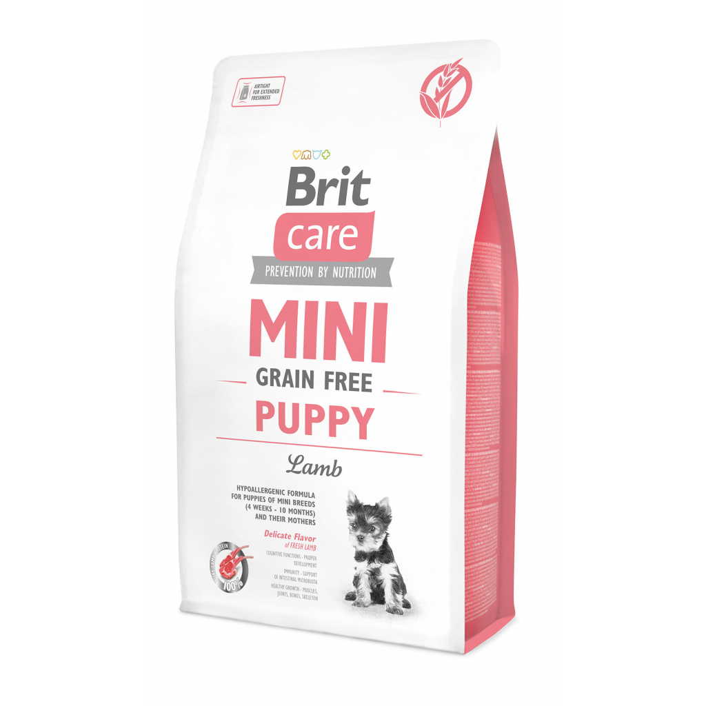 Сухий корм для собак Brit Care GF Mini Puppy Lamb 7 кг (8595602520152)