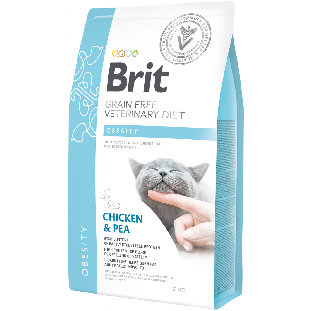 Сухий корм для кішок Brit GF VetDiets Cat Obesity 2 кг (8595602528479)
