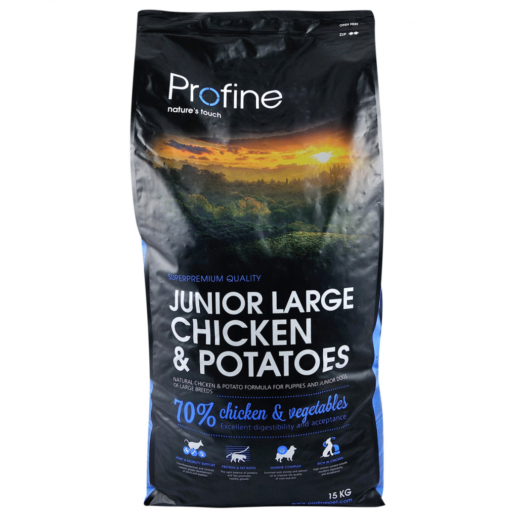 Сухой корм для собак Profine Junior Large Chicken с курицей и картофелем 3 кг (8595602517398)