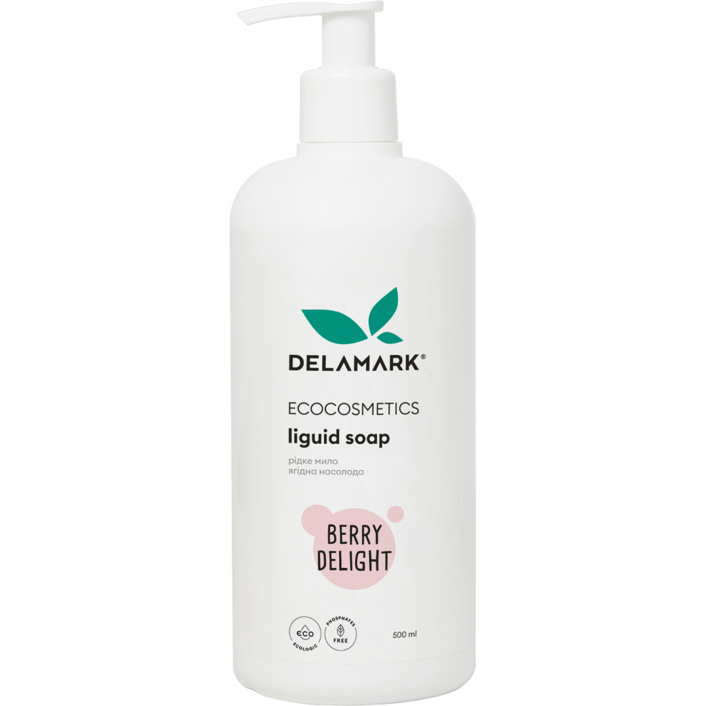 Жидкое мыло DeLaMark Ягодное наслаждение 500 мл (4820152330789)