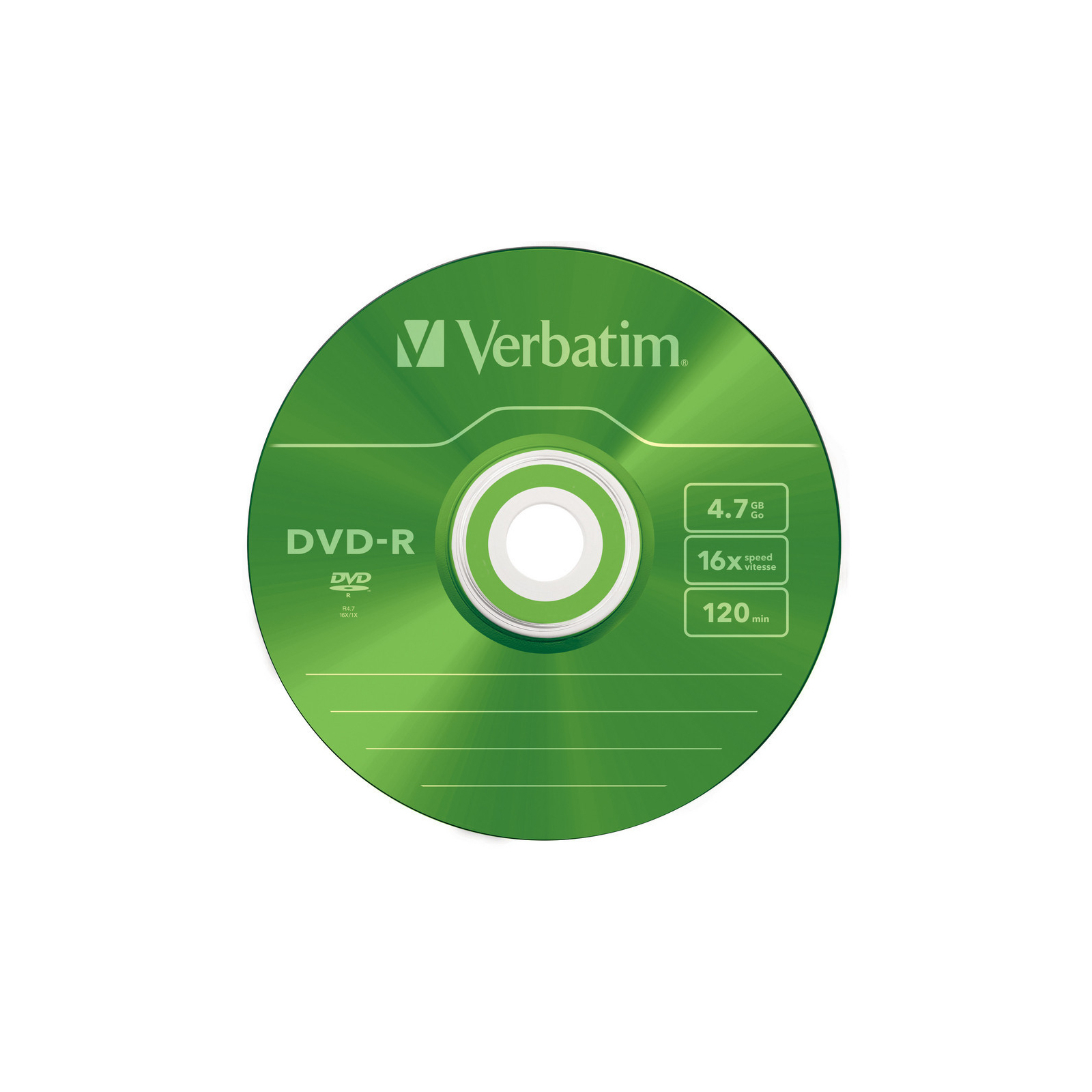Диск DVD Verbatim 4.7Gb 16X Slim case 5 шт Color (43557) изображение 6
