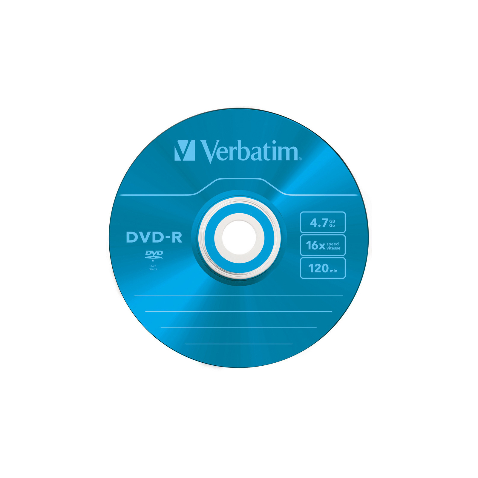 Диск DVD Verbatim 4.7Gb 16X Slim case 5 шт Color (43557) изображение 7
