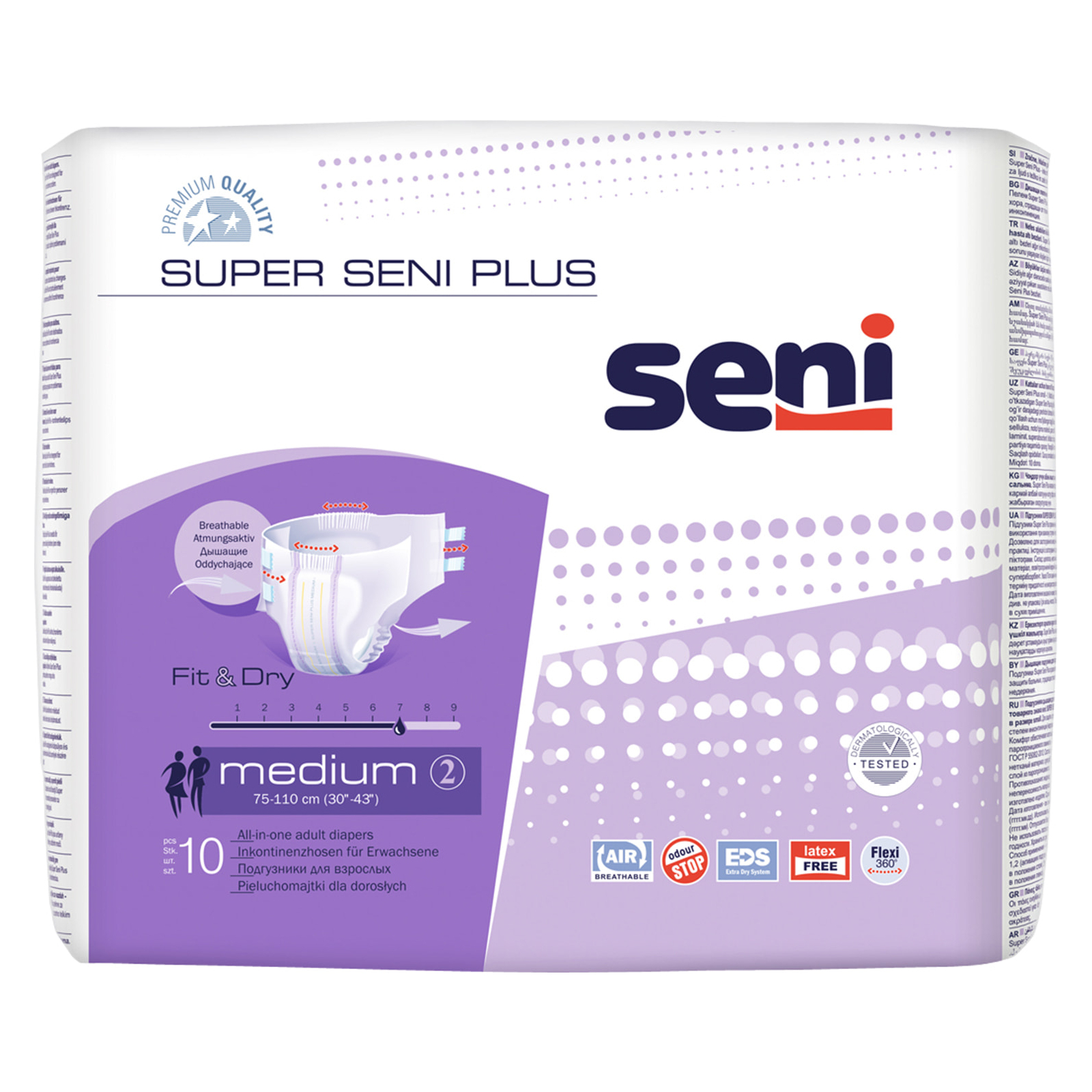 Подгузники для взрослых Seni Super Plus Medium 10 шт (5900516691233)