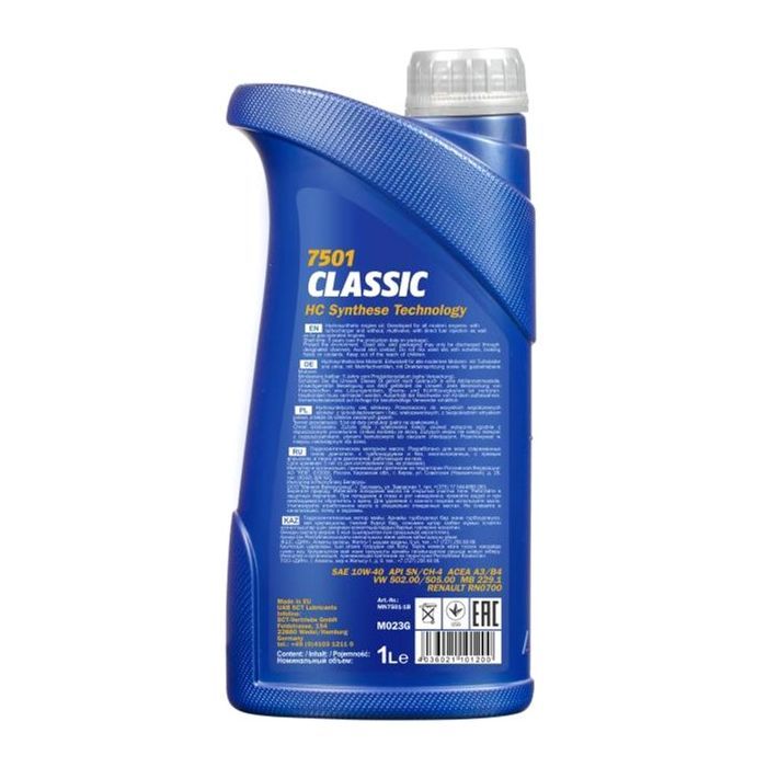 Моторное масло Mannol CLASSIC 1л 10W-40 (MN7501-1) изображение 2