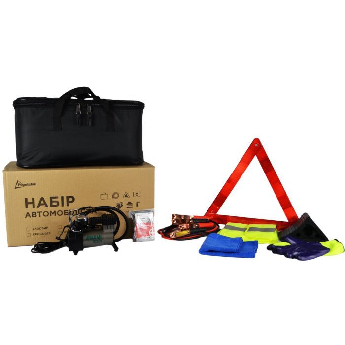 Набор техпомощи Poputchik черная с компрессором (01-175-IS) изображение 4