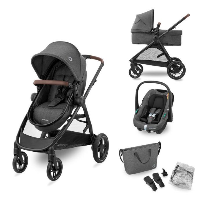 Коляска Maxi-Cosi 3 в 1 Zelia S Trio Dark Grey (1996551110)