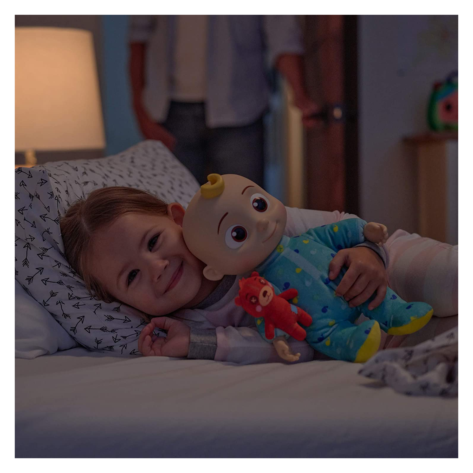 Интерактивная игрушка CoComelon Roto Plush Bedtime JJ Doll Джей Джей со звуком (CMW0016) изображение 9