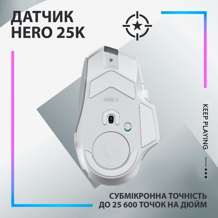 Мишка Logitech G502 X Plus Wireless Black (910-006162) зображення 4