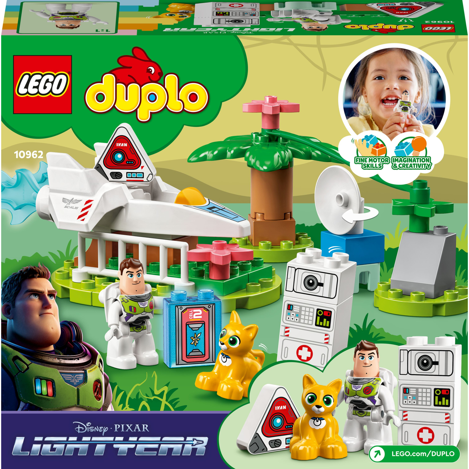 Конструктор LEGO DUPLO Disney Базз Спаситель и космическая миссия (10962) изображение 10